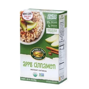Nature'S Path Organic Hot Oatmeal Apple Cinnamon Individual Pouches 14 Oz - Picture 1 of 3