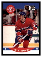1990 Pro Set #467 ERIC DESJARDINS RC Montreal Canadiens ~E6F