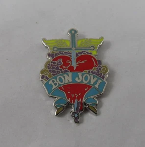 *NEW* Bon Jovi enamel pin badge. Jon Bon Jovi - Bild 1 von 1