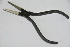 Vintage Telephone Engineers Flat Nose Pliers Box Jointed 6" long G PLUMPTON - Picture 1 of 10