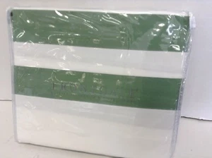 Frontgate Hamptons Streifen Leinen Küche Esstisch Tuch Rund 90" Hellgrün - Bild 1 von 6