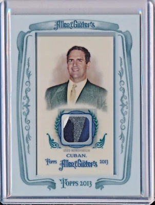 2013 Allen & Ginter's Framed Mini Relic Mark Cuban #NBR-MC - Multicolor - Image 1 of 2