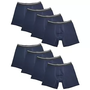 8PK Mens Performance Boxer Briefs Breathable Comfort Waistband Underwear Shorts - Picture 1 of 16