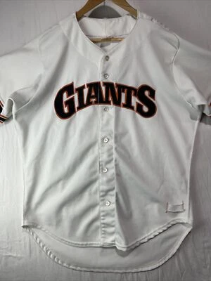 Vintage San Francisco Giants Jersey Mens 44 Rawlings MLB Baseball White Adult - Image 1 of 4