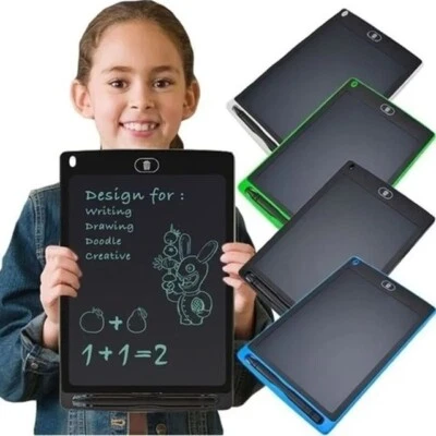 8.5" Electronic LCD Digital Writing Tablet Drawing Board Graphics Kids Gift UK  - Image 1 of 4