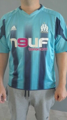 Maillot de foot collector Adidas Neuf Télécom OM - Saison 2004/2005 - T. L - 50€ - Photo 1/4