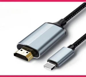 Adattatore da Lightning a HDMI, Cavo HDMI per iPhone a TV, Compatibile con iPhone - Foto 1 di 9