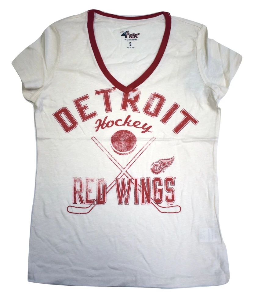 G-III 4 Her Womens NHL Detroit Red Wings Hockey Shirt XS, S, M, L, XL, 2XL - Image 1 of 1