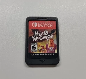 HELLO NEIGHBOR (NINTENDO SWITCH 2018) No Case Cartridge Only - Picture 1 of 2