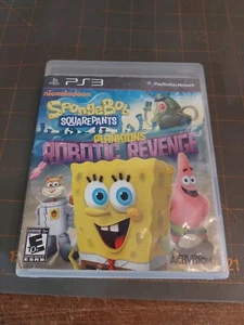 PS3 SpongeBob SquarePants Planktons Robotic Revenge Case Only Fair Shape - Picture 1 of 3