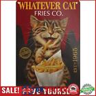 Metal Plaque Vintage Cat Tin Signs Home Wall Decor Painting Art Poster (C) GB