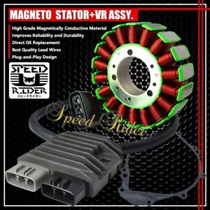 FOR 02-03 YAMAHA YZF R1 MAGNETO COIL STATOR+VOLTAGE REGULATOR RECTIFIER+GASKET - Bild 1 von 13