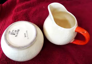 Vintage German 1930s 'Ges Geschutz' milk jug & sugar bowl, very good condition - Picture 1 of 8