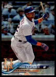 2018 Topps Chrome Refractor Yoenis Cespedes Mets #119 *Noles2148* - Picture 1 of 2