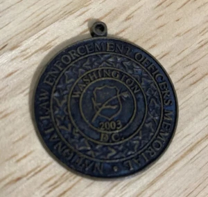 2003 National Law Enforcement Officers Memorial Pendant - Picture 1 of 3