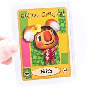 Nintendo GameCube ANIMAL CROSSING Serie 1 e-Reader FAITH Personaje Tarjeta 044 - Imagen 1 de 7