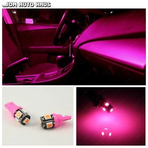 2x Rosa T10 168 194 2825 Cuña Interior Cúpula Mapa Puerta Baúl Luces LED Bombillas - Imagen 1 de 10