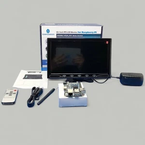 SunFounder 10.1” IPS LCD Monitor for Raspberry Pi HDMI VGA AV Mode Switch - Picture 1 of 7