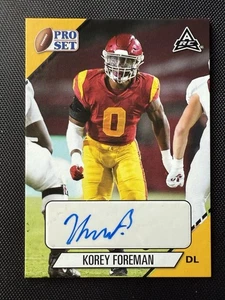 Leaf Pro Set College 2021 - Autógrafos Korey Foreman #PS-KF1 dorado (AU, RC) - Imagen 1 de 2
