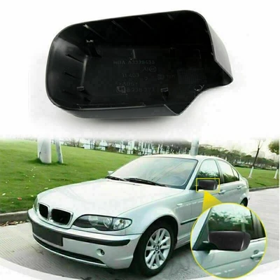 Door Mirror Cover Cap For BMW E46 E39 325i 330i 525i 528i 530i 540i U1 Foto 1 de 4