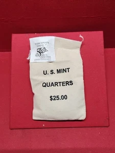 P 2004 "Wisconsin" sin abrir $25 State Quarter Bag de EE. UU. ¡Conjunto sin circular como nuevo! - Imagen 1 de 4