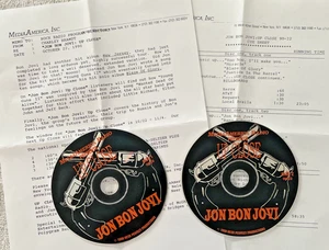 Jon Bon Jovi Media America "Up Close" M&I Radio Show 10/22/90 #90-22, Double CD - Picture 1 of 12