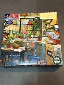 Springtime Kitchen 1000 Teile Puzzle eeBoo - 5 Teile fehlen - aber Spaß - Bild 1 von 4