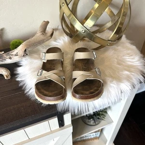 Betula by Birkenstock Mia Zehenschlaufe hellbraun Sandalen Größe 8 EU Größe 39 - Bild 1 von 5