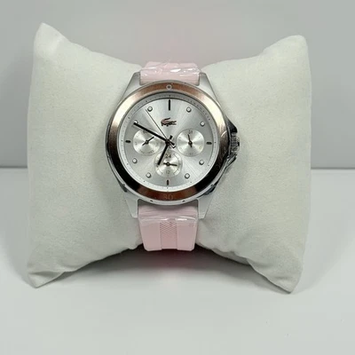 Lacoste 2001245 Swing Pink Silicone Strap Multifunction Dial Women's Watch - Image 1 of 4