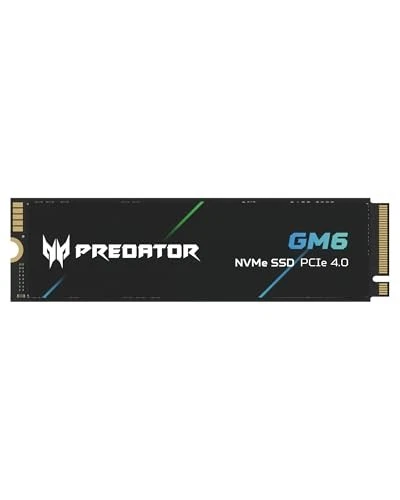 Acer Predator M.2 SSD 2TB GM6 NVMe2.0 2280 PCIe Gen4 x4 Ultra-Speed Internal SSD - Image 1 of 1
