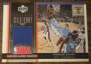 2005-06 UD Slam #HC34 Marcus Camby Hardwood Classics Jersey NUGGETS - Picture 1 of 2