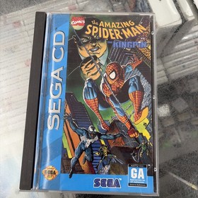 Amazing Spider-Man vs. The Kingpin (Sega CD, 1993) CIB With Reg Card Tested