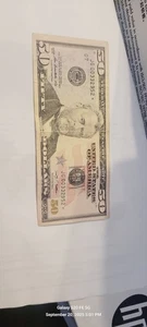 Fifty Dollar Bill Year 2009 Star Note Fancy Serial Number  Jg 00333952* - Picture 1 of 6