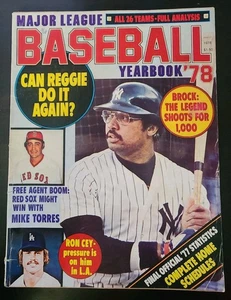 Major League Baseball Yearbook 1978 – Reggie Jackson New York Yankees - Picture 1 of 8