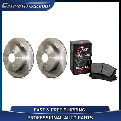 For 2008-2010 Audi S3 C-Tek Rear Disc Brake Pad Set Disc Brake Rotor - Image 1 of 4