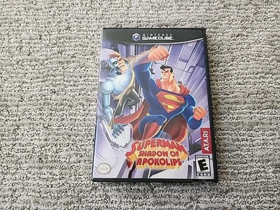 Superman: Shadow of Apokolips (Nintendo GameCube, 2003)v CIB Complete - Image 1 of 4