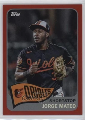 2023 Topps Archives 1965 Topps Red Hot Foil /50 Jorge Mateo #103 - Image 1 of 2