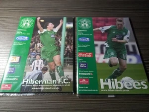 Hibernian v Celtic Programmes 2004/2005 Season - Picture 1 of 3