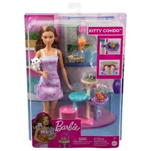 Barbie Kitty Katze Eigentumswohnung Puppe und Haustiere Spielset | Neu im Karton - Bild 1 von 8
