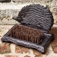 Hedgehog Cast Iron Boot Brush Welly Jack Doorstep Garden Shoe Mud Scraper Gift