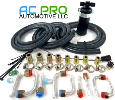 A/C  HOSE FITTING KIT UNIVERSAL  SERIE  404 W/ ELECTRICAL HARNESS - Image 1 of 3