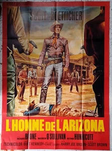 Poster Cinema Western L' Man ARIZONA Randolph Scott 120 X 160 CM - Picture 1 of 1