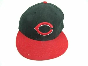 New Era Cincinnati Reds ALT 59Fifty Fitted Hat (Black/Red) MLB Cap - Picture 1 of 5