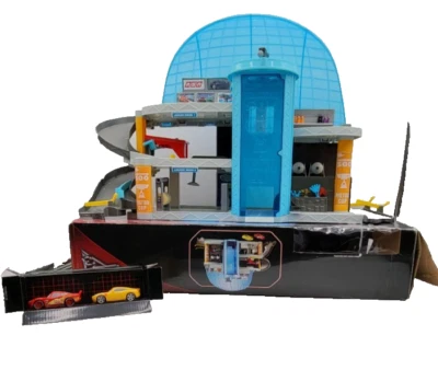 Mattel Cars 3 Florida Speedway Mega Garage Complete Box Manual Disney Pixar 2017 - Image 1 of 4