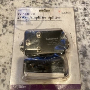 RADIOSHACK TV VCR FM AMPLIFIER 2-WAY SPLITTER Cat No: 15-1116B - Picture 1 of 7