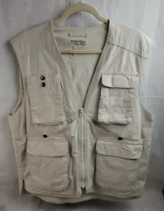 Banana Republic Mens Safari Vest 100% Cotton M, Hunting, Fishing, Photography - Picture 1 of 10