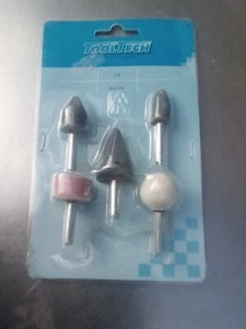 5 Schleifsteine verschiedener Formen für Handbohrmaschine mit 6MM Schaft - Bild 1 von 1