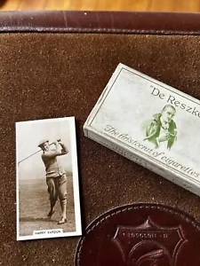 MILLHOFF FAMOUS GOLFERS, HARRY VARDON, MINT, WITH ORIGINAL CIGARETTE BOX. - Picture 1 of 6