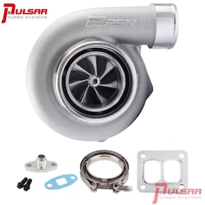 PTE 6870E Dual Ball Bearing Billet Wheel Turbo T4 Divided, Vband 1.0A/R - Bild 1 von 8