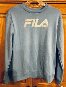FILA Girls SZ L (14-16) Blue Sweatshirt NWT - Picture 1 of 3